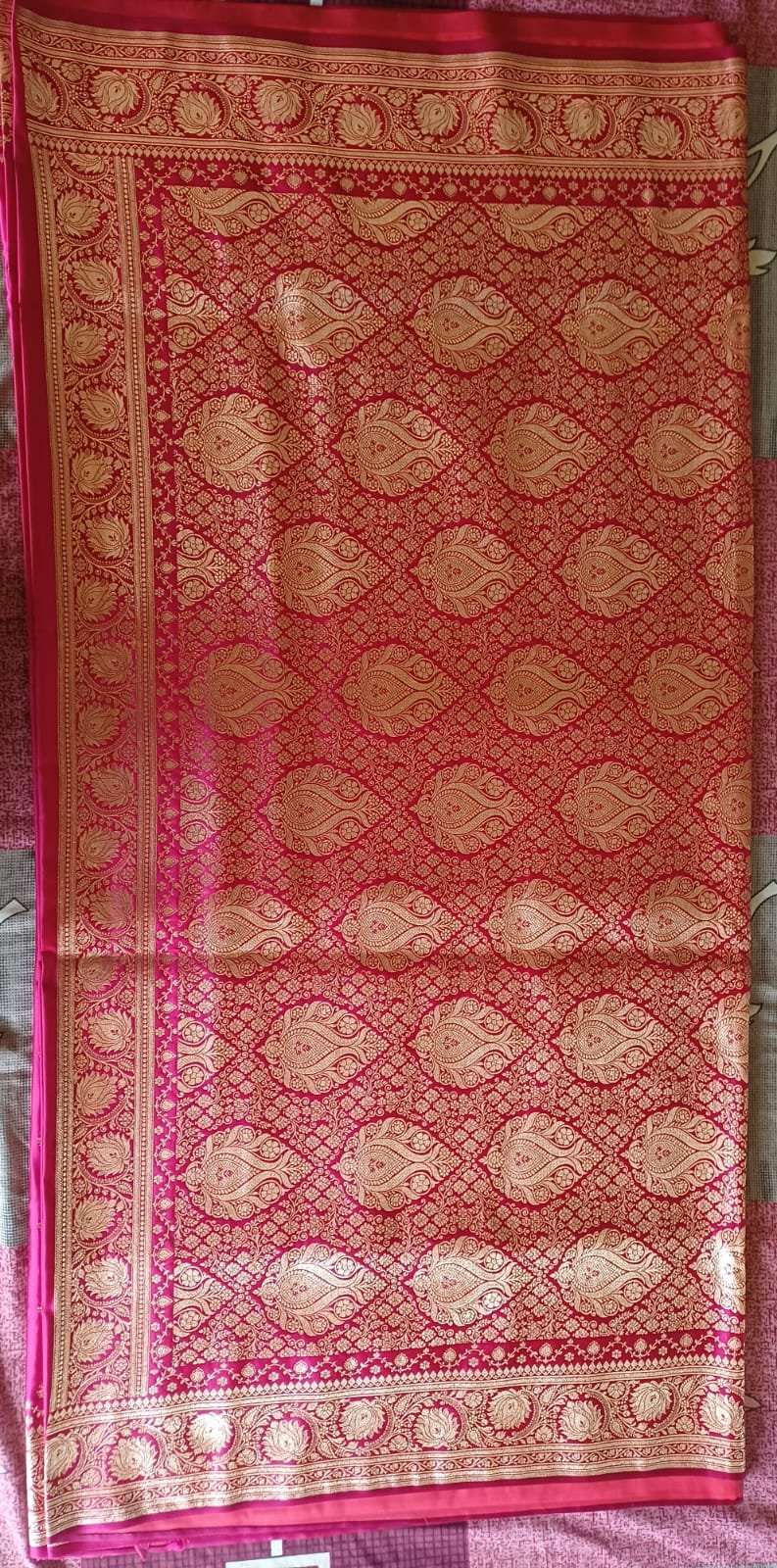 Banarasi semi katan Silk saree  - image 4