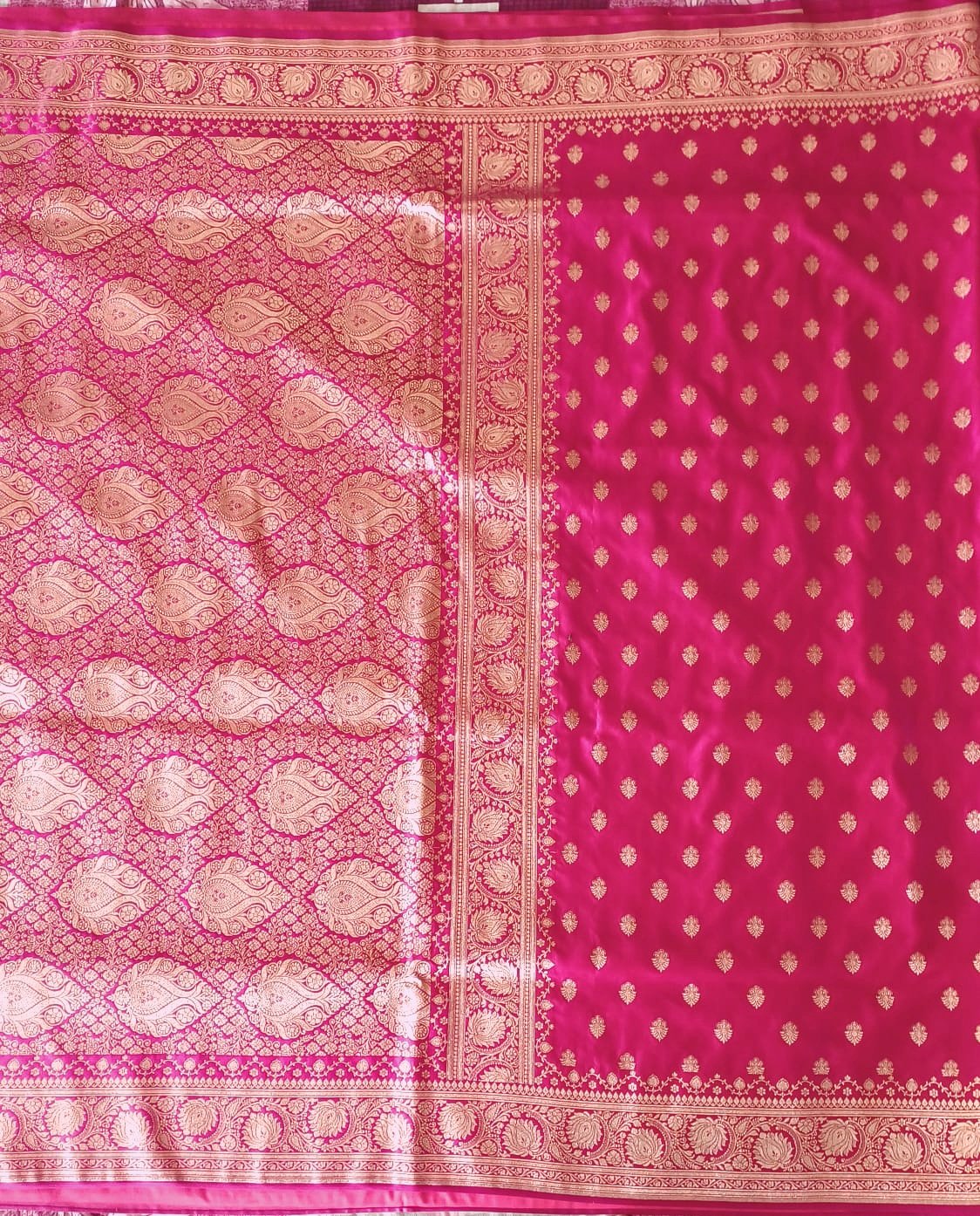 Banarasi semi katan Silk saree  - image 3