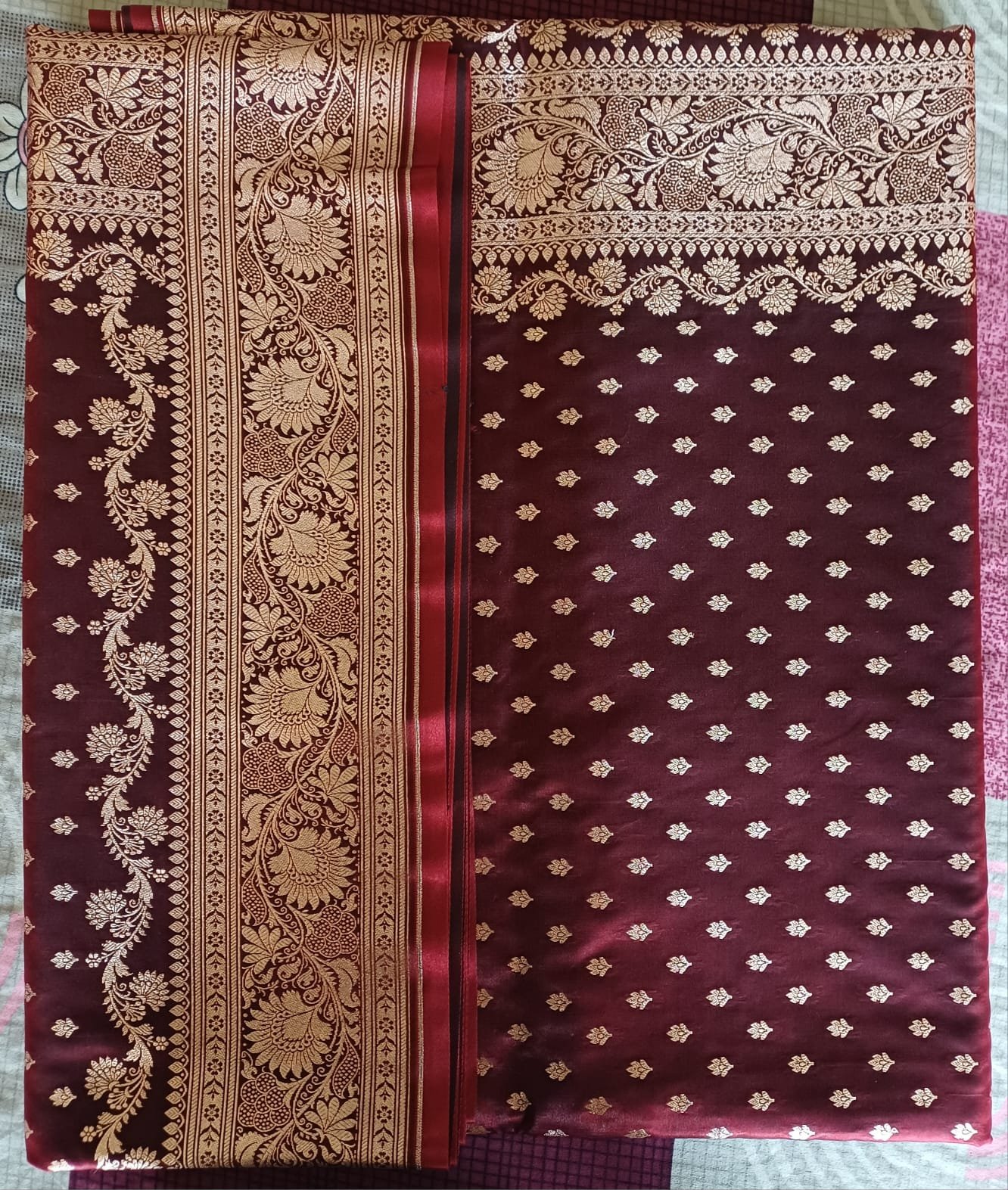 Banarasi art silk saree with broket blouse  - image 2