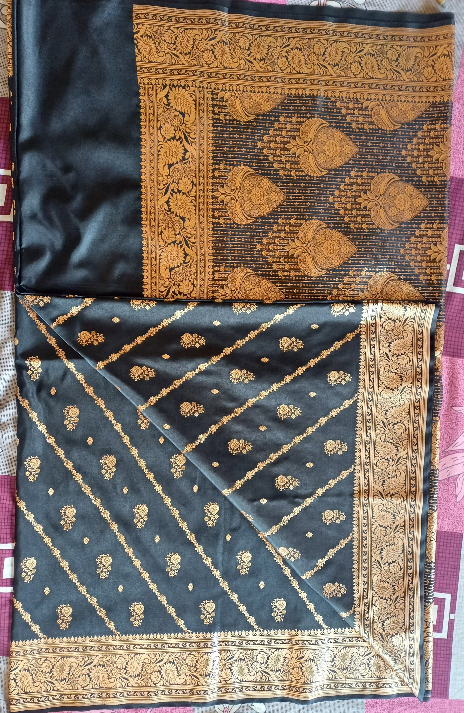 Banarasi art silk saree  - image 3