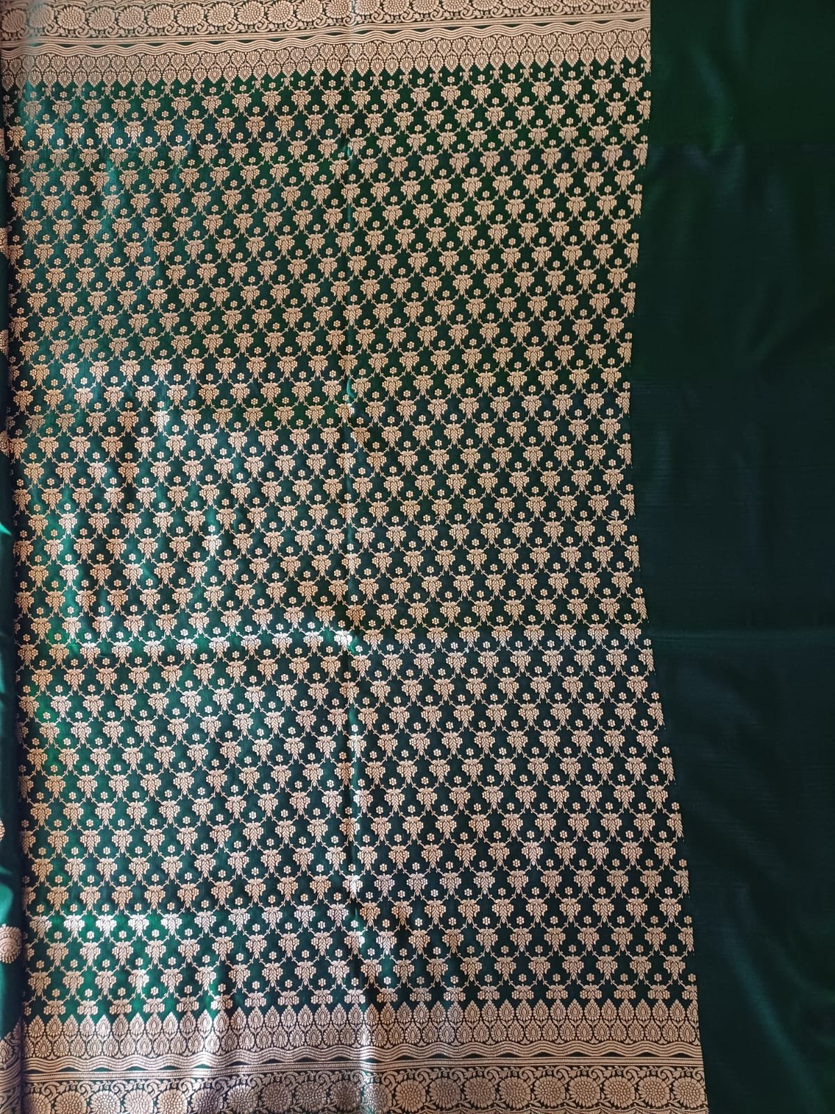 Banarasi art silk saree with broket blouse  - image 3