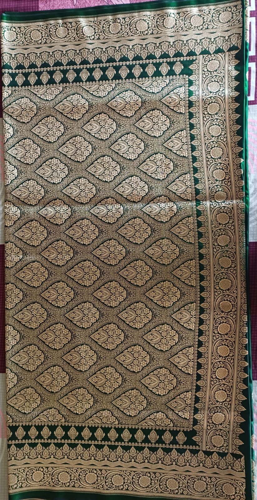 Banarasi art silk saree with broket blouse  - image 5