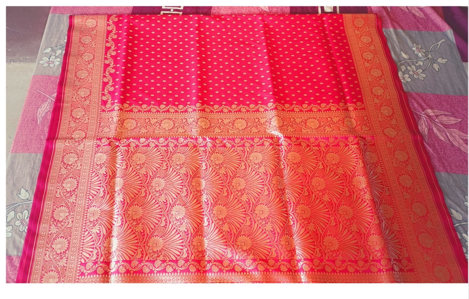 Banarasi art silk saree with broket blouse  - image 2
