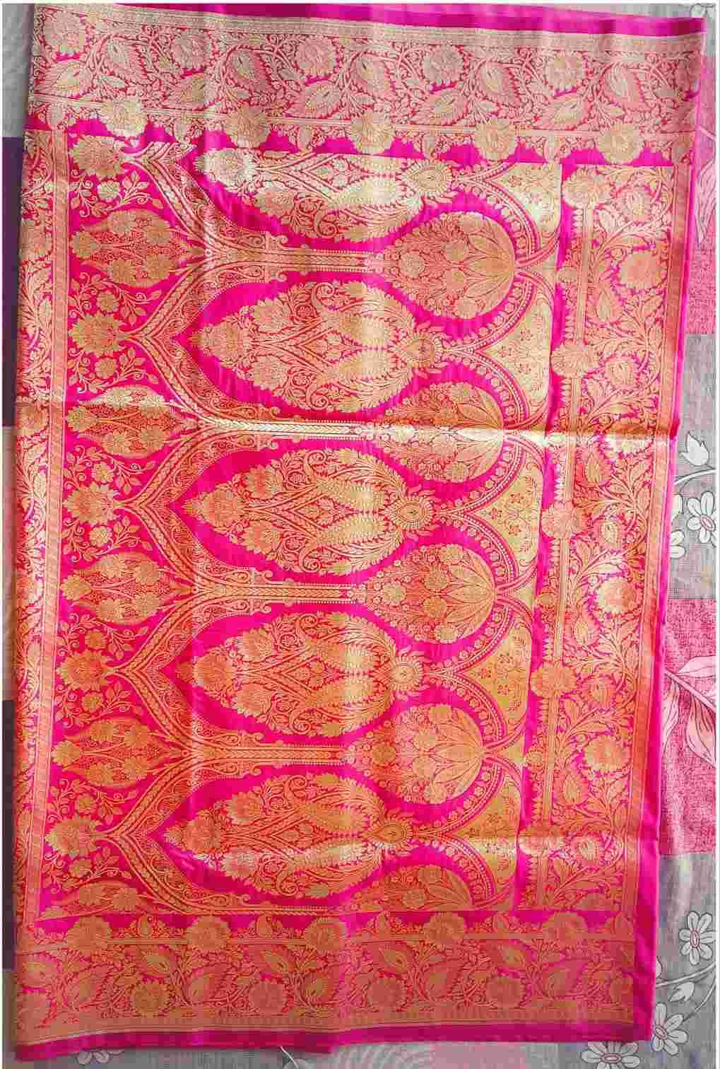 banarasi semi katan silk saree  - image 2