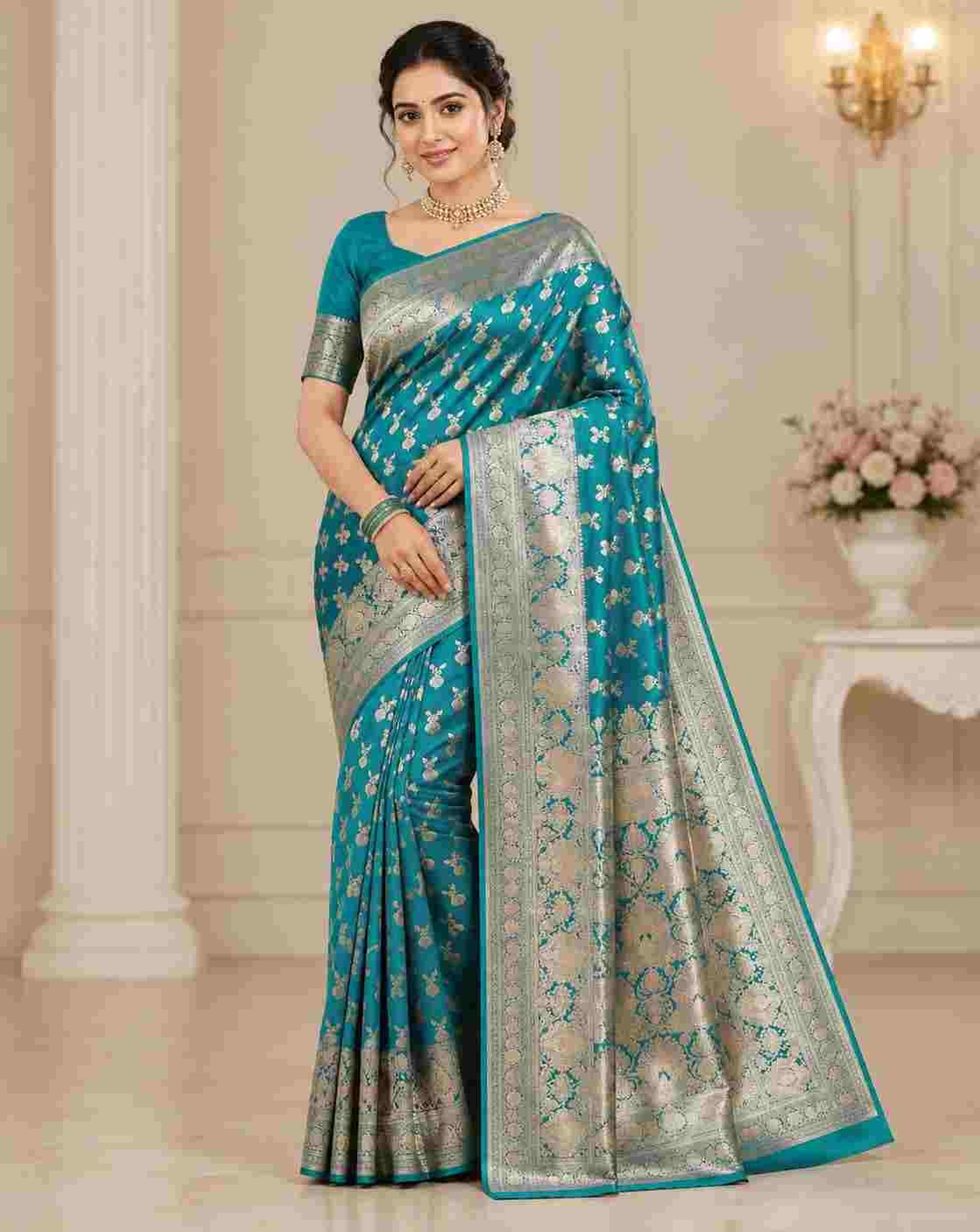 Banarasi art silk Saree  - image 4