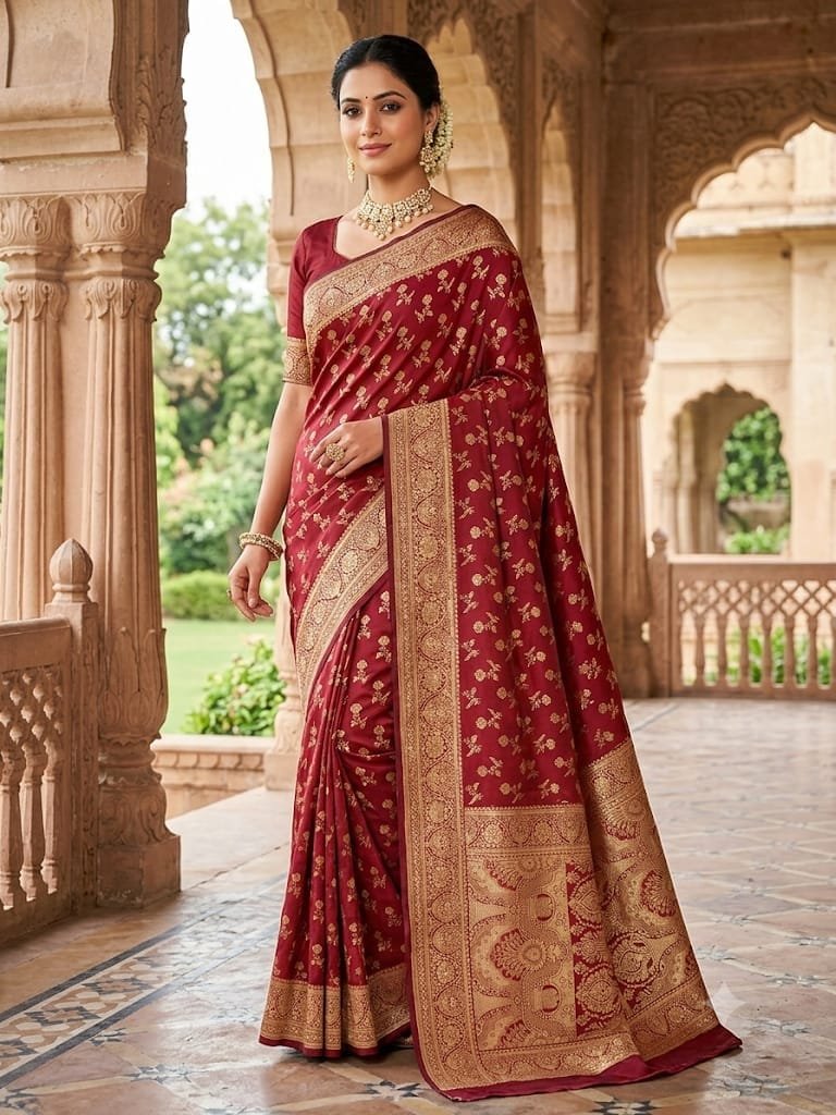 Banarasi art silk saree 