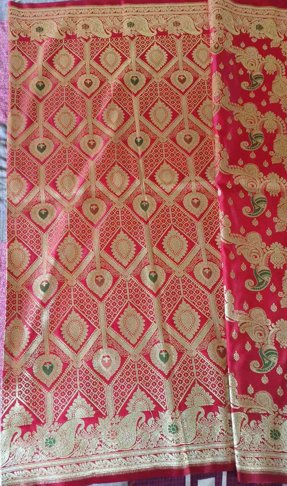 banarasi art silk sarre mina aana patali - image 2