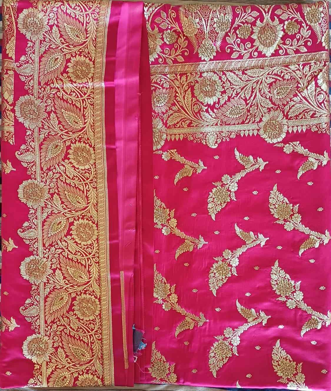 banarasi semi katansilk with surasaki ston work - image 3