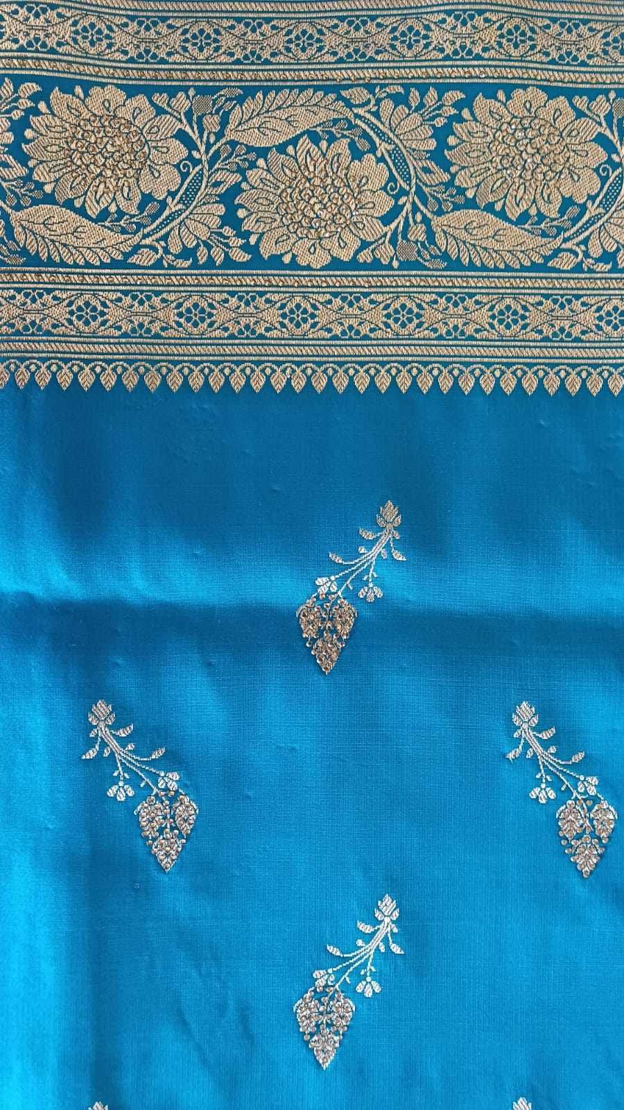 banarasi art silk saree with ston work - image 2