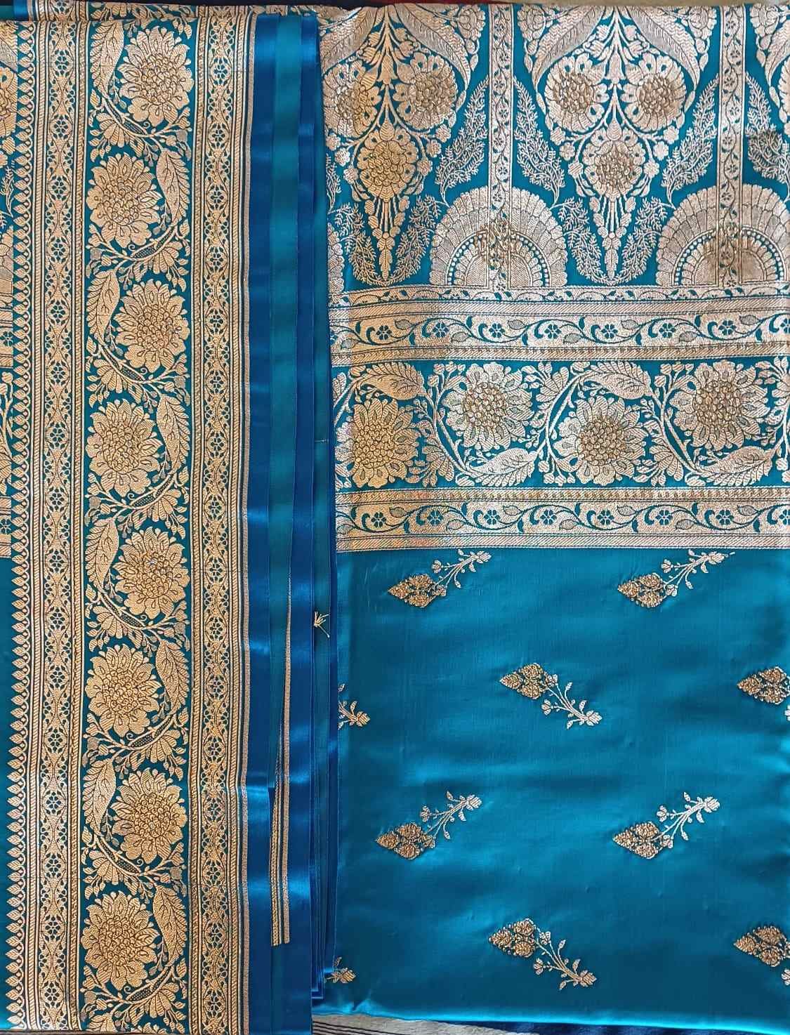 banarasi art silk saree with ston work